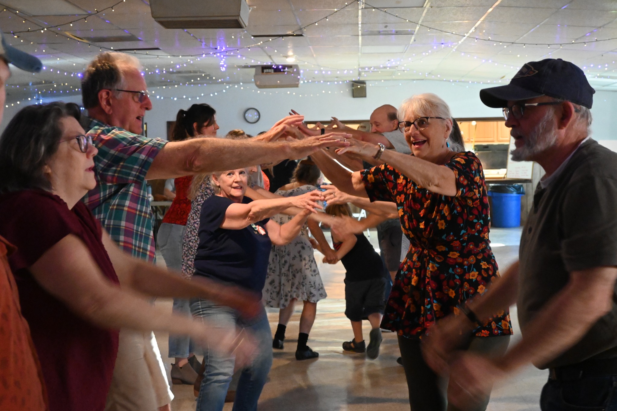 Community square dance hosted by the Cacapon Music and Dance Foundation