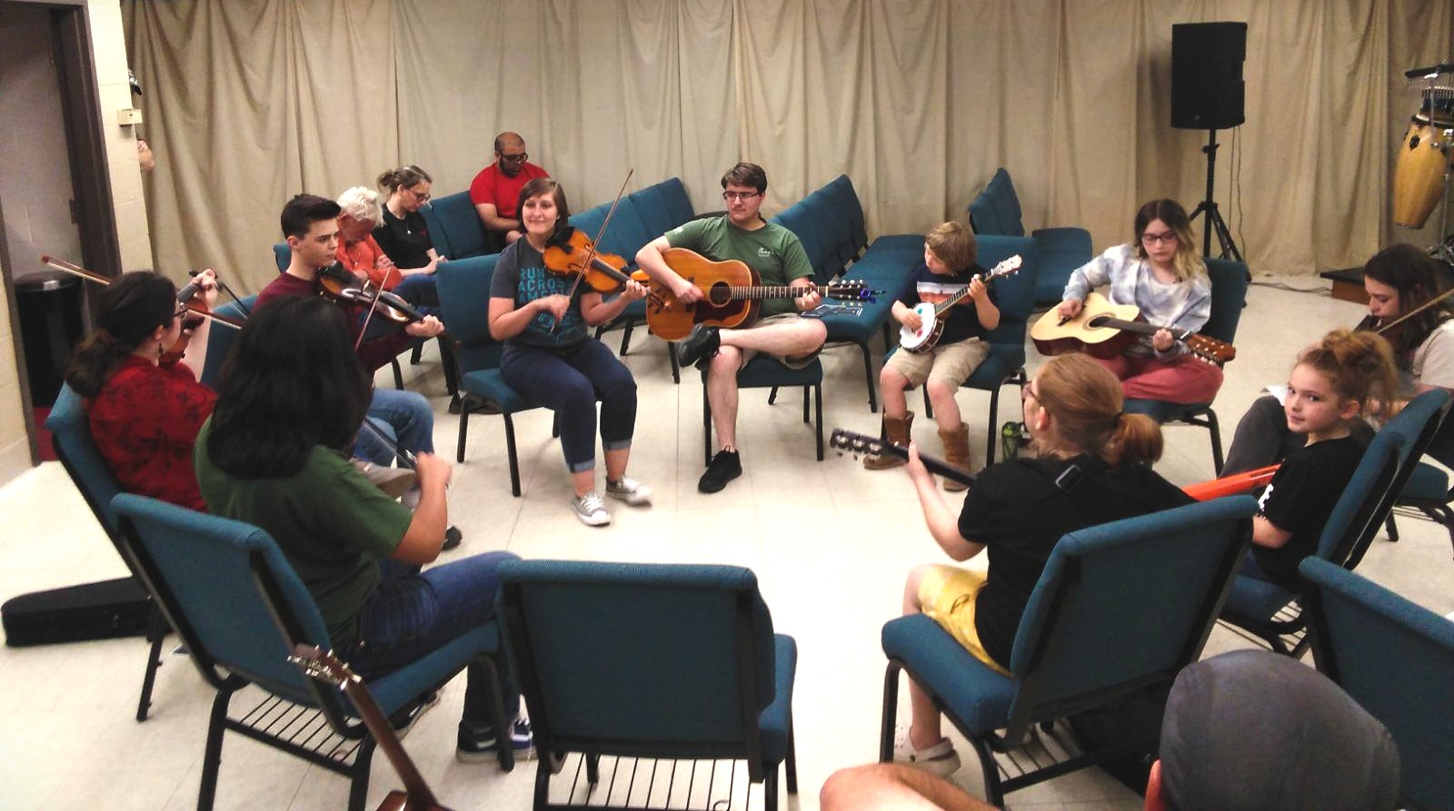 Kids music jam session